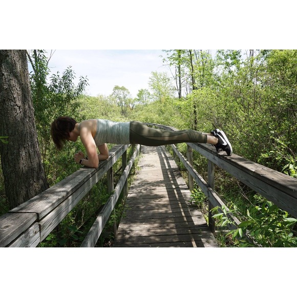 Lululemon  Green Size 4 Weaved Leg Leggings Pants Exercise Compression Women - Picture 6 of 11